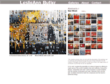 Tablet Screenshot of leslieannbutler.com